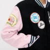 Kenzo Badges‘ bestickte College-Jacke aus Wolle