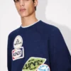 Kenzo Badges‘ bestickter Pullover aus Baumwollwolle