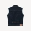 Kenzo Badges‘ Cut-off-Trucker-Jacke aus japanischem Denim
