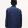 Kenzo Badges‘ gesteppte Workwear-Jacke aus Cupro