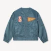 Kenzo Badges‘ Leichte Bomberjacke ohne Kragen