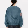 Kenzo Badges‘ Leichte Bomberjacke ohne Kragen