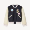 „Kenzo Badges“ Oversize-Varsity-Blouson aus Wolle
