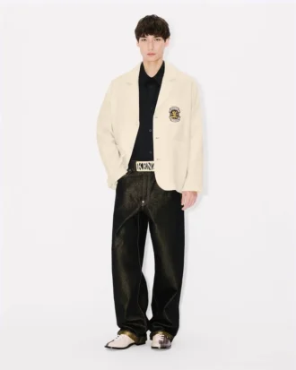 „Kenzo Badges“ Workwear-Jacke aus Baumwolle