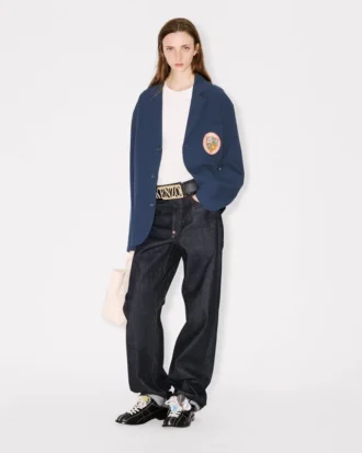 „Kenzo Badges“ Workwear-Jacke aus Baumwolle