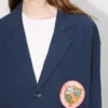 „Kenzo Badges“ Workwear-Jacke aus Baumwolle