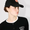 Kenzo Boke Heart‘ bestickte Kappe aus Baumwolle