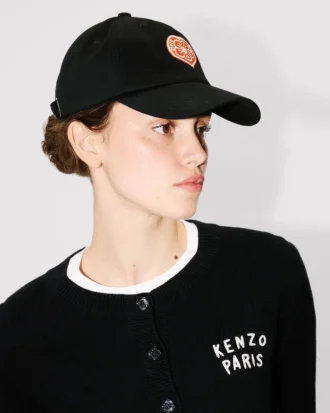 Kenzo Boke Heart‘ bestickte Kappe aus Baumwolle