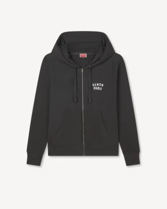 Kenzo Boke Heart‘ bestickter Kapuzenpullover mit Reißverschluss aus Baumwolle