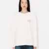Kenzo Boke Heart Langarm-Hemd aus Baumwolle