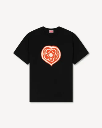 „Kenzo Boke Heart“ lockeres T-Shirt aus Baumwolle