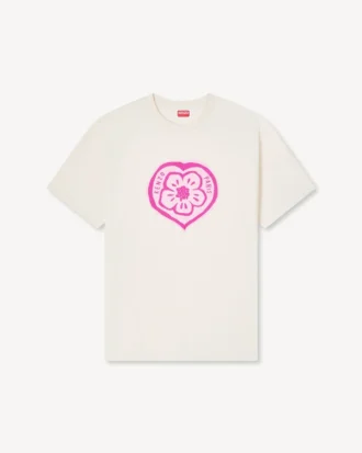 „Kenzo Boke Heart“ lockeres T-Shirt aus Baumwolle