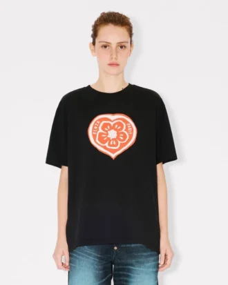 „Kenzo Boke Heart“ lockeres T-Shirt aus Baumwolle