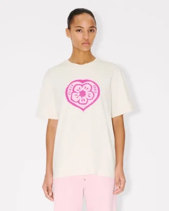 „Kenzo Boke Heart“ lockeres T-Shirt aus Baumwolle