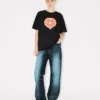 „Kenzo Boke Heart“ lockeres T-Shirt aus Baumwolle