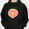 Kenzo „Boke Heart“ Oversize-Hoodie aus Baumwolle