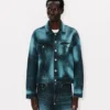 „Kenzo Boke Heart“ Oversize-Truckerjacke aus japanischem Denim