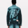 „Kenzo Boke Heart“ Oversize-Truckerjacke aus japanischem Denim