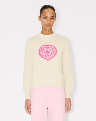 Kenzo Boke Heart‘ Pullover aus Baumwollwolle
