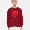Kenzo Boke Heart‘ Pullover aus Baumwollwolle