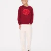 Kenzo Boke Heart‘ Pullover aus Baumwollwolle