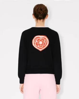 Kenzo Boke Heart‘ Strickjacke aus Baumwollwolle