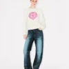 „Kenzo Boke Heart“ Sweatshirt aus Baumwolle