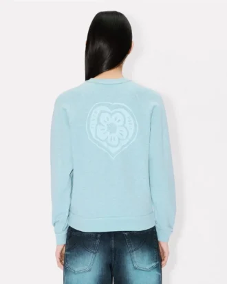 Kenzo Boke Heart‘ Sweatshirt aus Baumwolle mit Stickerei