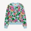Kenzo Cardigan mit Blumenverzierung aus Baumwollmischung