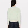 Kenzo Cardigan mit Blumenverzierung aus Baumwollmischung