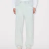 „Kenzo Cartoon“ bestickte Cargo-Jeans im Monkey-Fit aus stone-bleached Chambray