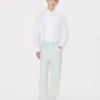 „Kenzo Cartoon“ bestickte Cargo-Jeans im Monkey-Fit aus stone-bleached Chambray