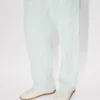 „Kenzo Cartoon“ bestickte Cargo-Jeans im Monkey-Fit aus stone-bleached Chambray