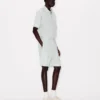 „Kenzo Cartoon“ besticktes Kurzarmhemd aus Stone Bleach Chambray