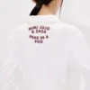 „Kenzo Cartoon“ besticktes, kurzes Polo-Sweatshirt aus Baumwolle