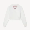 „Kenzo Cartoon“ besticktes, kurzes Polo-Sweatshirt aus Baumwolle