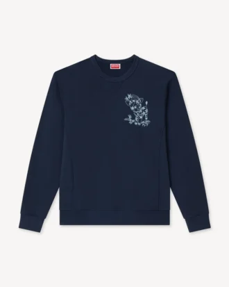 Kenzo Cartoon‘ Besticktes Sweatshirt mit Konturstickerei aus Baumwolle