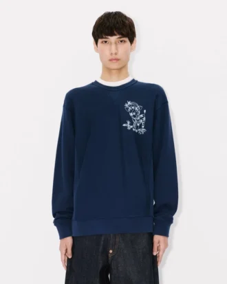 Kenzo Cartoon‘ Besticktes Sweatshirt mit Konturstickerei aus Baumwolle