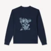 Kenzo Cartoon‘ Besticktes Sweatshirt mit Konturstickerei aus Baumwolle