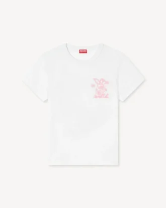 „Kenzo Cartoon“ besticktes T-Shirt aus Baumwolle