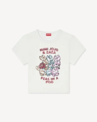 „Kenzo Cartoon“ besticktes T-Shirt aus Baumwolle