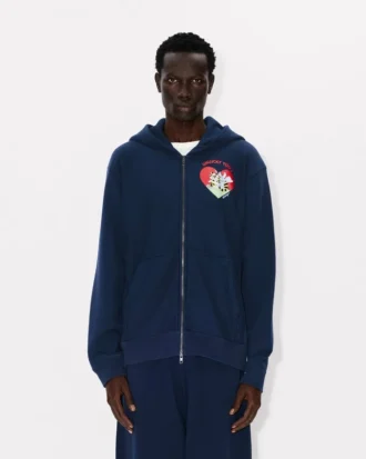 „Kenzo Cartoon“ Kapuzenpullover mit Reißverschluss aus Baumwolle
