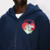 „Kenzo Cartoon“ Kapuzenpullover mit Reißverschluss aus Baumwolle