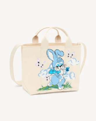 Kenzo Cartoon‘ Kleine Tragetasche aus Canvas