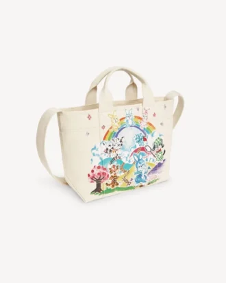 Kenzo Cartoon‘ Kleine Tragetasche aus Canvas
