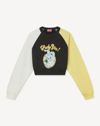 „Kenzo Cartoon“ Kurzarm-Sweatshirt aus Baumwolle