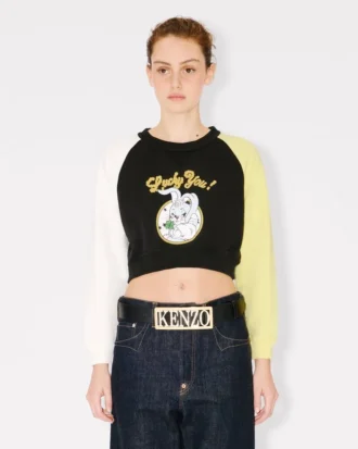 „Kenzo Cartoon“ Kurzarm-Sweatshirt aus Baumwolle