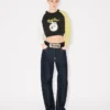 „Kenzo Cartoon“ Kurzarm-Sweatshirt aus Baumwolle