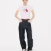 „Kenzo Cartoon“ kurzes Oberteil aus flauschiger Baumwolle