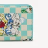 „Kenzo Cartoon“ Reißverschluss-Geldbörse aus Leder